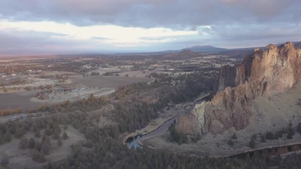 Aerial View Frenchman Coulee Vantage Washington United States America Popular — Stock Video