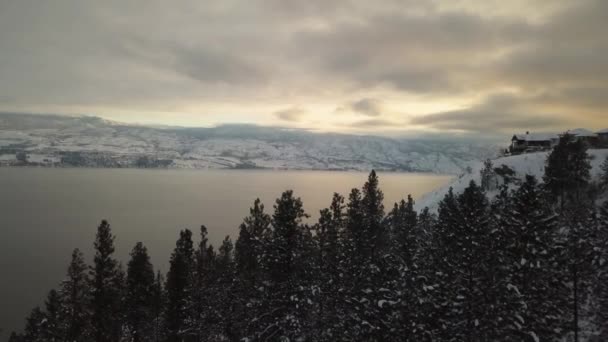 Gyönyörű Táj Joffre British Columbia Kanada Gleccser Víz Tükrözi — Stock videók