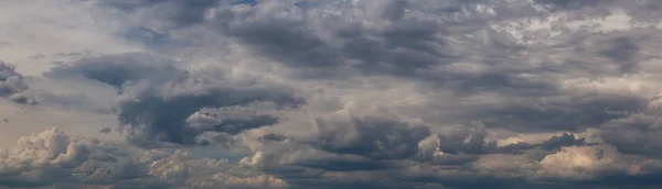 Panoramisch Cloudscape Tijdens Een Stormachtige Dag Kamloops Brits Columbia Canada — Stockfoto