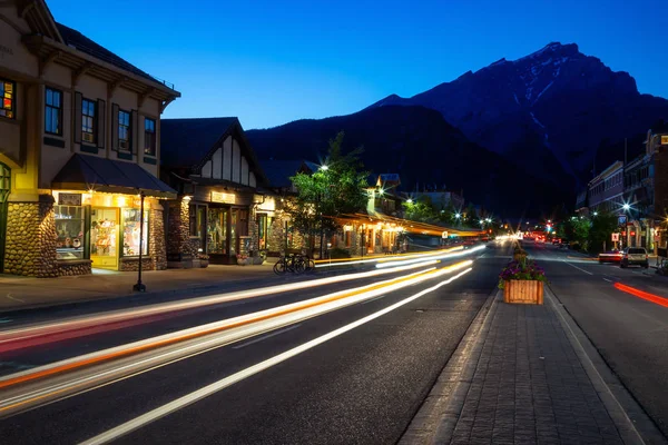 Banff Kanada Červen 2018 Krásný Výhled Město Banff Během Letní — Stock fotografie