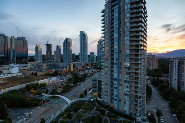 Metrotown Burnaby Vancouver Canadá Junio 2018 Vista Aérea Del Centro —  Fotos de Stock