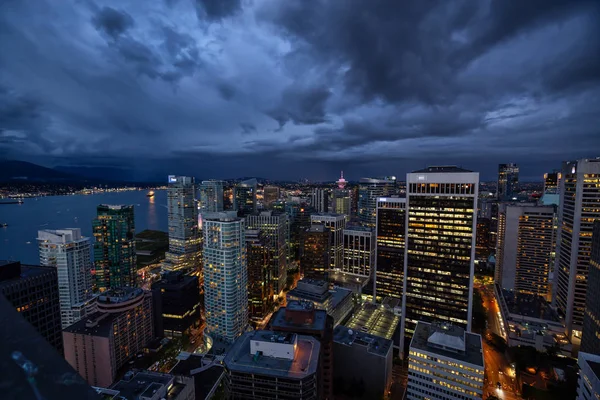 Vancouver Colombie Britannique Canada 1Er Juillet 2018 Vue Aérienne Ligne — Photo