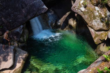 Güzel Kanada doğa manzara Monmouth kanyon. Squamish, Vancouver, British Columbia, Kanada kuzeyinde yer alan.
