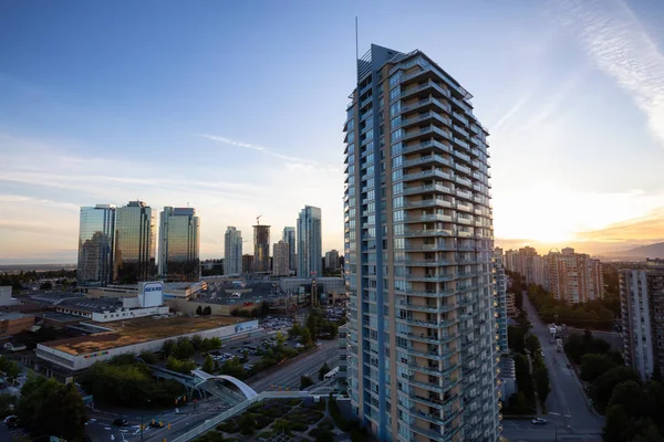 Metrotown Burnaby Vancouver Kanada Června 2018 Letecký Pohled Metropole Shopping — Stock fotografie