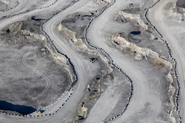 Kömür madenciliği endüstrisi havadan görünümü Texada Adası, Powell River, Sunshine Coast, M.ö., Amerika Birleşik Devletleri.