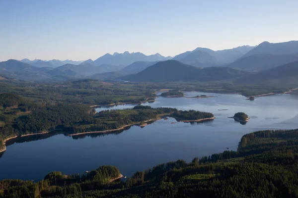 Letecký Pohled Jezero Lois Během Slunečného Letního Dne Přijata Powell — Stock fotografie