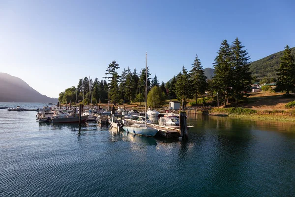 Port Alice Northern Vancouver Island Canadá Agosto 2018 Bela Vista — Fotografia de Stock