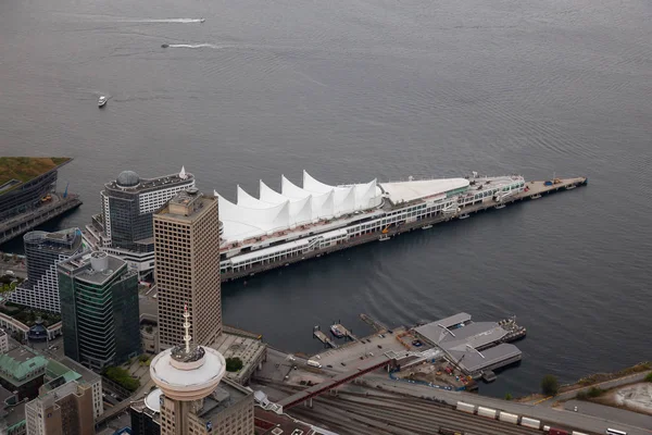 Vancouver Canada Augustus 2018 Luchtfoto Van Centrum Stad — Stockfoto