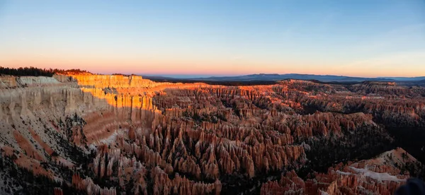 Vista Panorâmica Aérea Bela Paisagem Americana Canyon Durante Nascer Sol — Fotografia de Stock