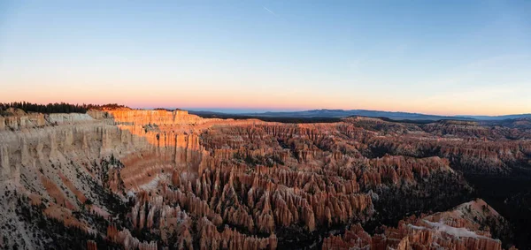 Veduta Panoramica Aerea Del Bellissimo Paesaggio Del Canyon Americano Durante — Foto Stock