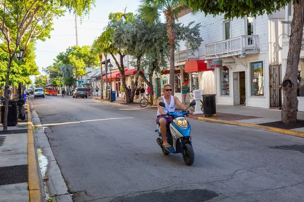 Key West Florida Usa November 2018 Street View Centrala Staden — Stockfoto