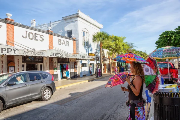 Key West Florida Verenigde Staten November 2018 Mening Van Straat — Stockfoto