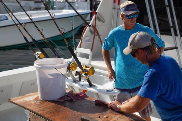 Key West Florida Estados Unidos Noviembre 2018 Los Pescadores Barco — Foto de Stock