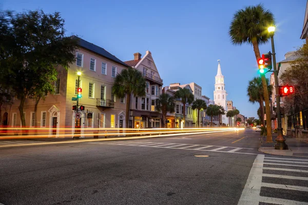 Charleston South Carolina Usa Oktober 2018 Vacker Utsikt Över Centrala — Stockfoto