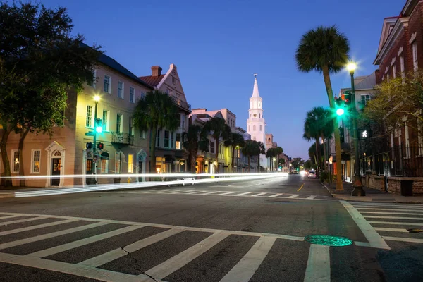 Belle Vue Sur Les Rues Uban Centre Ville Charleston Caroline — Photo