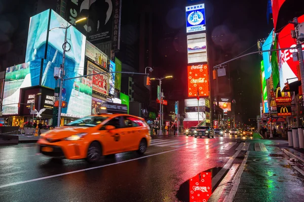 Manhattan New York États Unis Octobre 2018 Times Square Pendant — Photo