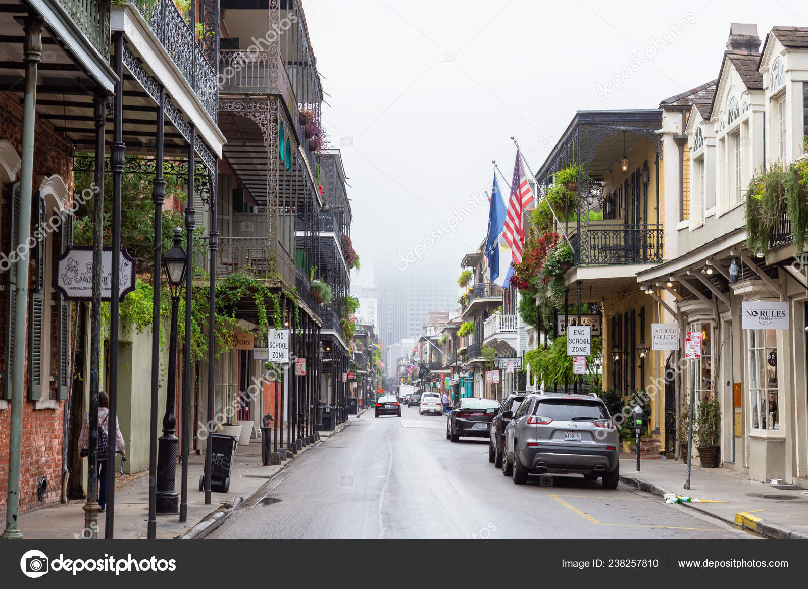 Downtown New Orleans Louisiana Usa Stock Photo - Download Image