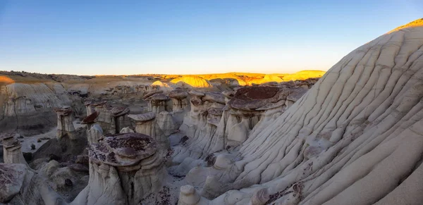 Vista Panorâmica Paisagem Formação Rochosa Única Deserto Novo México Estados — Fotografia de Stock