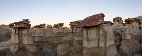 Vista Panorámica Del Paisaje Formación Rocosa Única Desierto Nuevo México — Foto de Stock