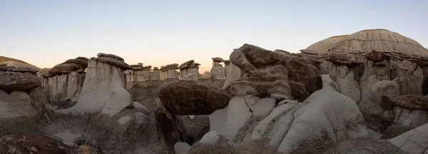 Vista Panorámica Del Paisaje Formación Rocosa Única Desierto Nuevo México — Foto de Stock