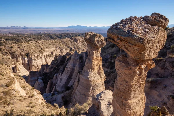 Beautiful American Landscape during a sunny day. Taken in Kasha-Katuwe Tent Rocks National Monument, New Mexico, United States.