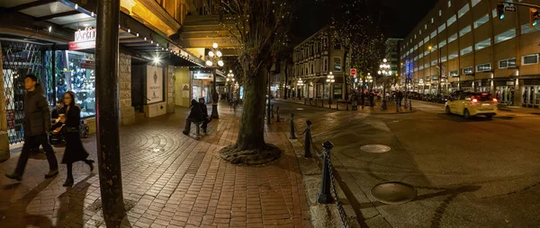 Downtown Vancouver Britisch Columbia Canada Dez 2018 Panorama Street View — Stockfoto