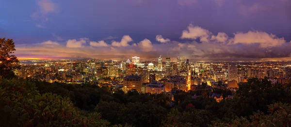 Vista Panoramica Aerea Una Bella Città Moderna Del Centro Durante — Foto Stock