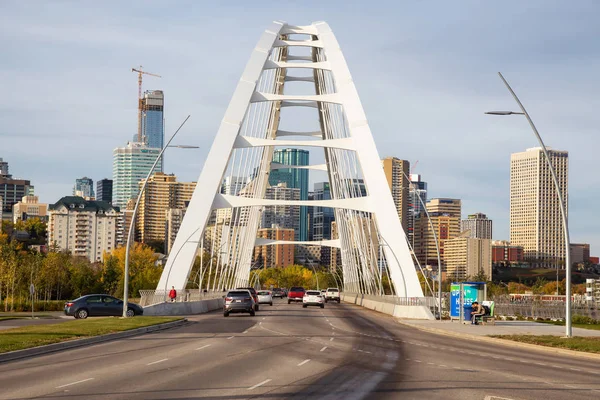 Edmonton Alberta Kanada Září 2018 Panoramatický Pohled Krásné Moderní Město — Stock fotografie