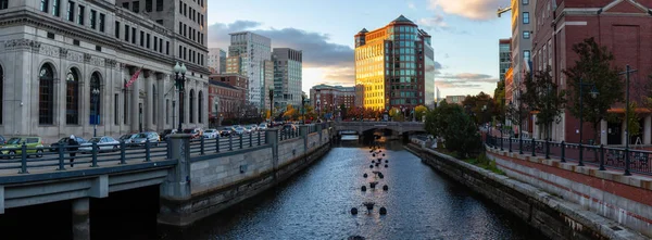 Providence Rhode Island Estados Unidos Octubre 2018 Vista Panorámica Una — Foto de Stock