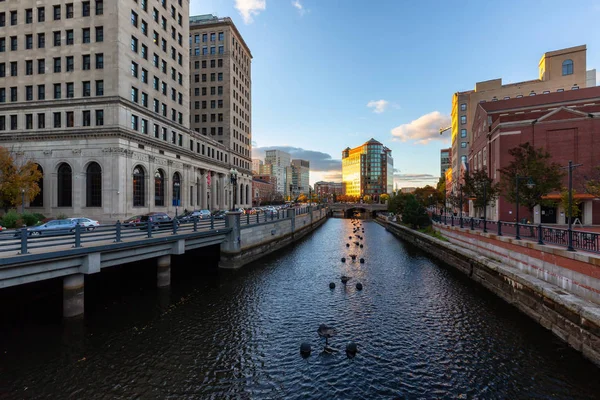 Providence Rhode Island Estados Unidos Outubro 2018 Vista Panorâmica Uma — Fotografia de Stock