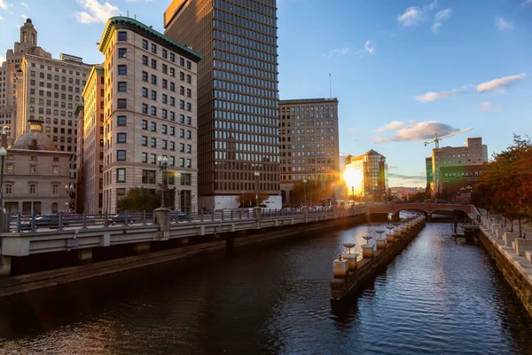 Providence Rhode Island Estados Unidos Outubro 2018 Vista Panorâmica Uma — Fotografia de Stock