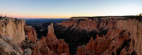 Hermosa Vista Panorámica Paisaje Americano Durante Una Puesta Sol Soleada —  Fotos de Stock