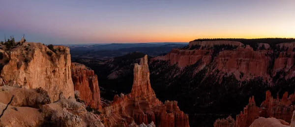 Hermosa Vista Panorámica Paisaje Americano Durante Una Puesta Sol Soleada —  Fotos de Stock