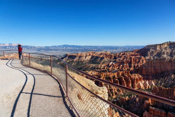 Hermosa Vista Paisaje Americano Durante Día Soleado Tomado Bryce Canyon —  Fotos de Stock