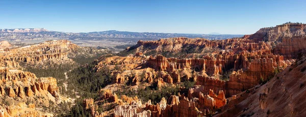 Vacker Panoramautsikt Över Amerikansk Landskap Solig Dag Tagit Nationalparken Bryce — Stockfoto