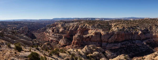 Bellissimo Paesaggio Panoramico Durante Una Giornata Sole Preso Nello Utah — Foto Stock