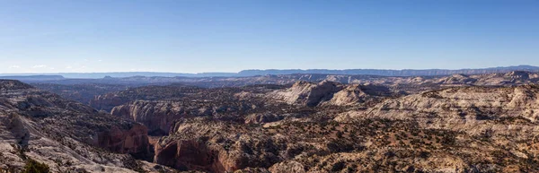 Schöne Panoramische Landschaft Einem Sonnigen Tag Aufgenommen Utah Vereinigte Staaten — Stockfoto