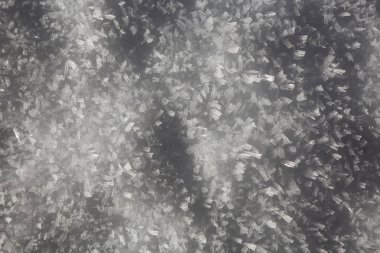 Crystal Snowflake resmi oluşturan bir güneşli kış günü sırasında kapatın. British Columbia, Kanada alınan.