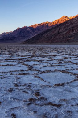 Pan Badwater Havzası, ölüm Vadisi Milli Parkı, California, Amerika Birleşik Devletleri, tuz.