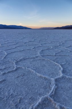 Pan Badwater Havzası, ölüm Vadisi Milli Parkı, California, Amerika Birleşik Devletleri, tuz.
