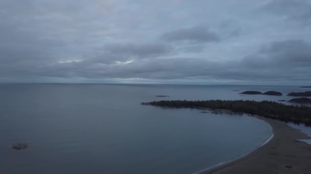 활기찬 태평양 연안에 있습니다 밴쿠버 아일랜드 브리티시 컬럼비아 캐나다에서 — 비디오