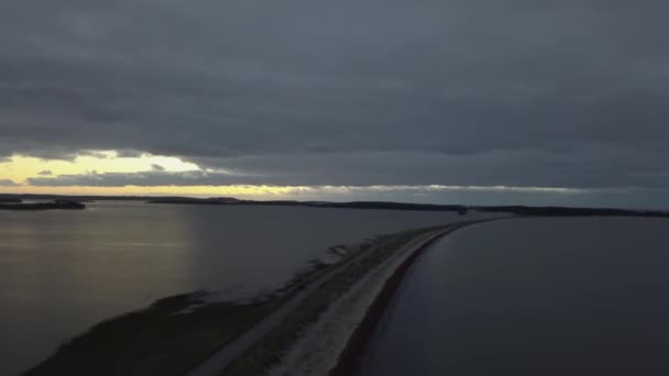 극적인 대서양 연안에는 해변의 Codroy 뉴펀들랜드 캐나다에서 — 비디오