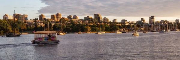 Centro Vancouver Columbia Británica Canadá Junio 2018 Hermosa Vista False — Foto de Stock