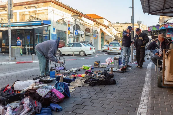 Яффо Тель Авив Израиль Апреля 2019 Года Торговцы Улицах Время — стоковое фото