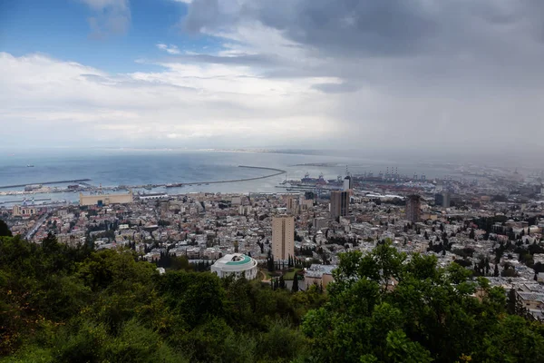 Hermosa Vista Una Ciudad Costa Del Mar Mediterráneo Durante Día — Foto de Stock