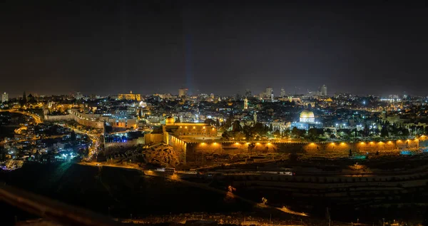 Eski Şehir Kaya Kubbesi Peygamberler Türbesi Gece Boyunca Güzel Hava — Stok fotoğraf