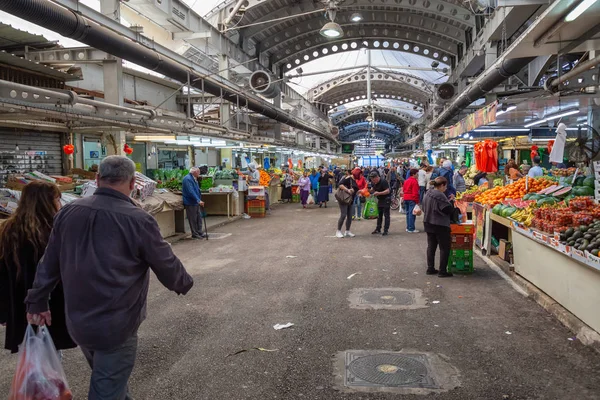 Petah Tikva Dystrykt Centralny Izrael Kwietnia 2019 Ludzie Zakupy Starym — Zdjęcie stockowe