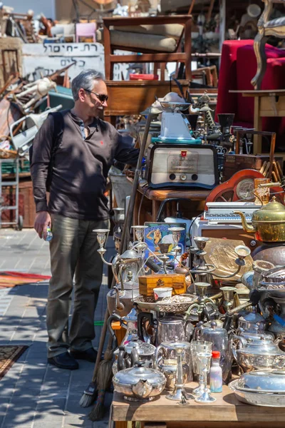 Jaffa Tel Aviv Israel Abril 2019 Las Personas Que Venden —  Fotos de Stock