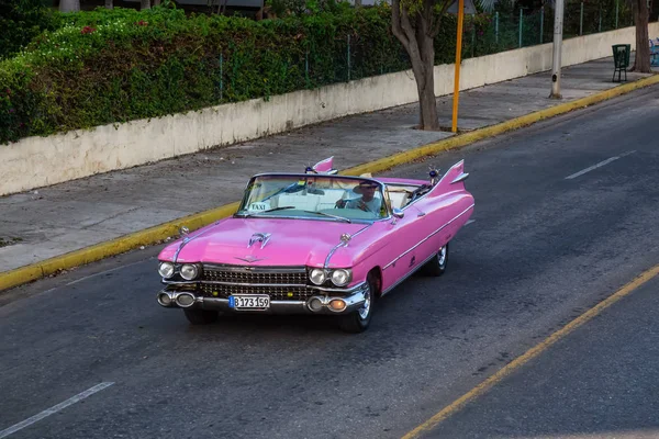 Varadero Cuba May 2019 Aerial View Classic Old Taxi Car — Stock Photo, Image