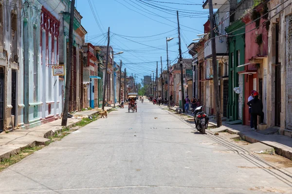 Cardenas Kuba Maja 2018 Widok Ulicy Starego Kubańskiego Miasta Pobliżu — Zdjęcie stockowe